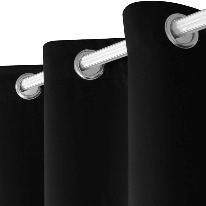 Blackout Curtains - Solid Color Thermal Insulated Window Drapes (100% Light Blocking Noise Reducing Ready-To-Hang For Bedroom/Living Room)_voghion.com
