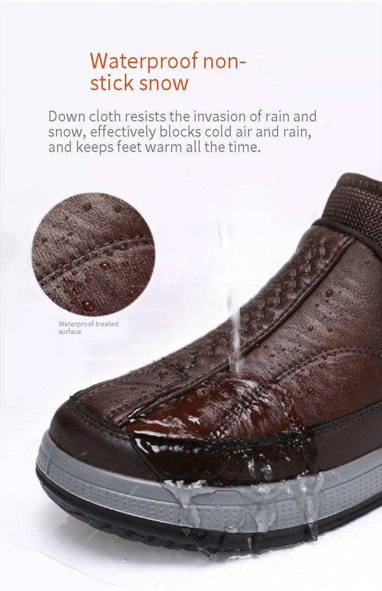 Winter Men Plus Velvet Thick Sheep Wool Dad Shoes Leather Waterproof Non Slip Elderly Shoes Men_voghion.com