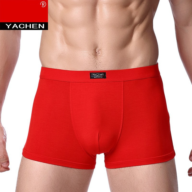 Cuecas boxer masculinas de fibra de bambu - Roupa íntima respirável, macia e confortável para grandes e altos_voghion.com