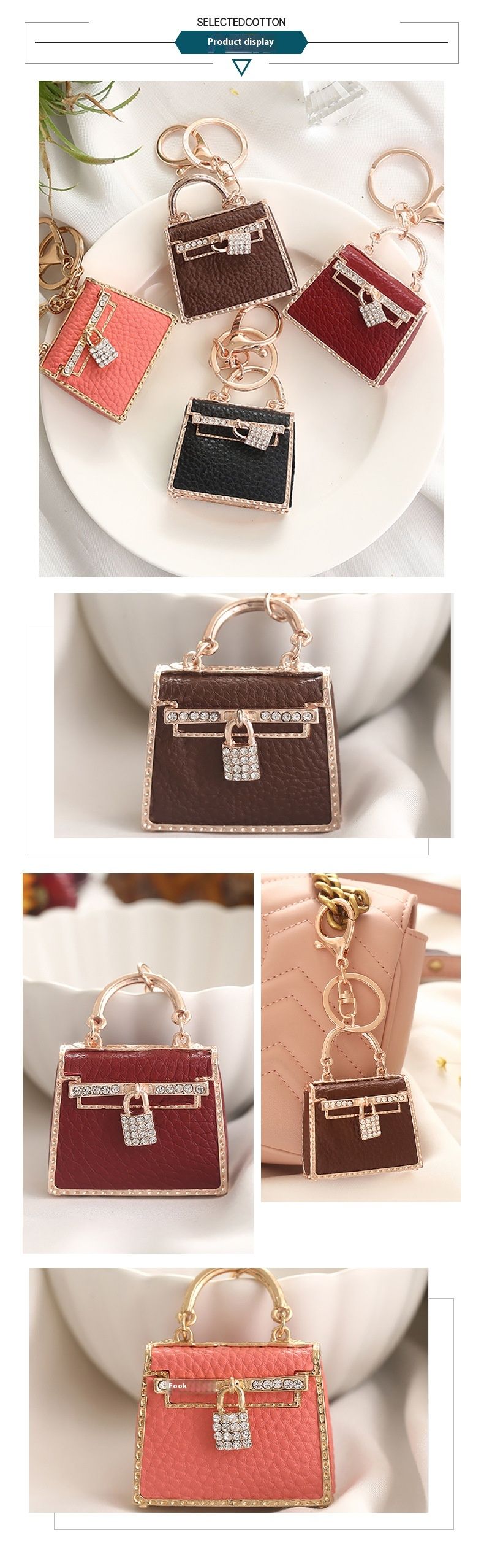 Car Pendant European And American Fashion Diamond Studded Ice Skates Small Gift Creative Keychain Bag Metal Pendant_voghion.com