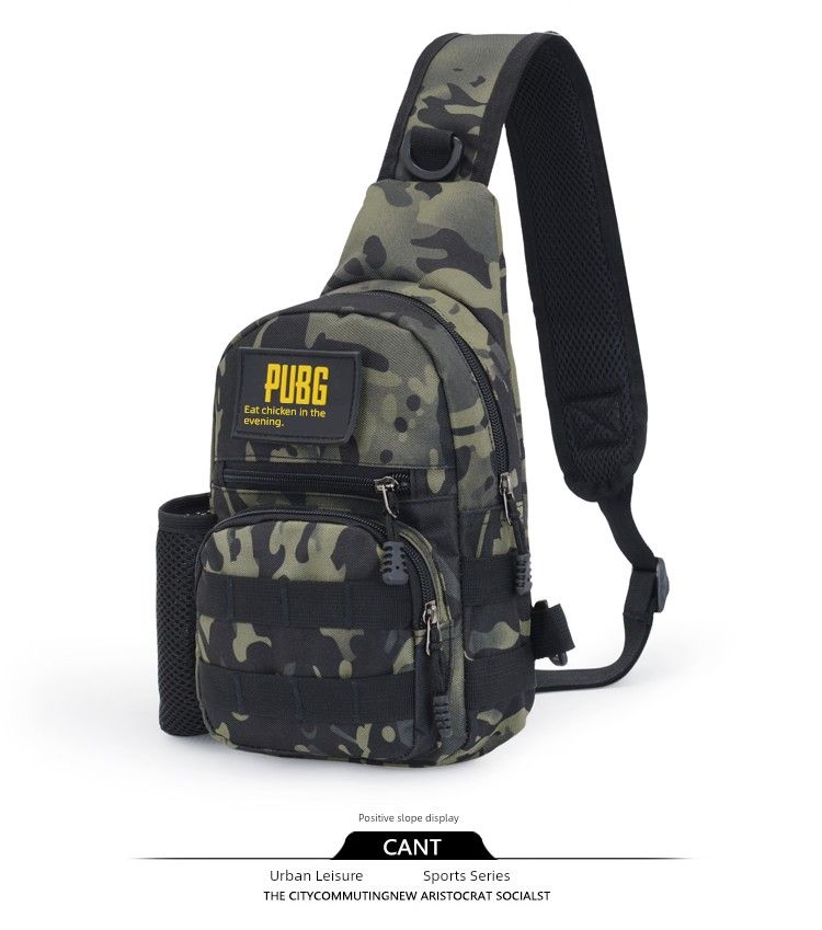 Mochila pequeña tipo mensajero para exteriores, de marca de moda, para el hombro, para hombre y mujer, ideal para deportes al aire libre._voghion.com