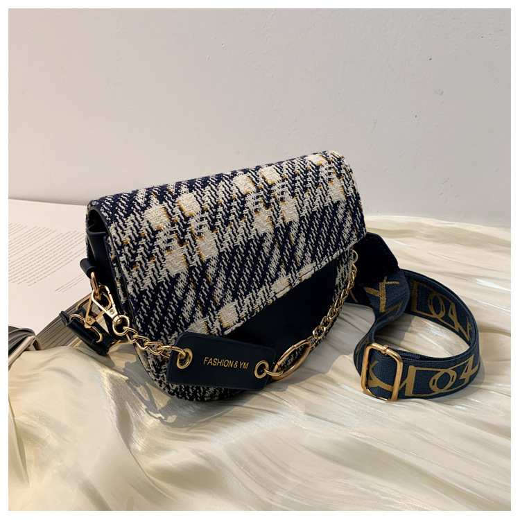 Niche super hot sell nieuwe alles-in-één damesmode brede schouderband enkele schouder crossbody mode zadeltas_voghion.com