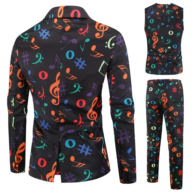 Completo da uomo casual in tre pezzi stampato in 3D_voghion.com