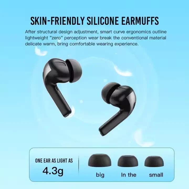 Drahtlose Ohrhörer Bluetooth 5.3 Kopfhörer Wasserdicht Noise Cancelling_voghion.com