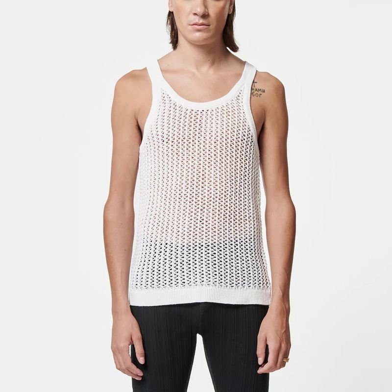 îmbrăcăminte bărbătească îmbrăcăminte bărbătească de vară nou pulover alb sub acoperire largi fitness vestă sport vestă raserback_voghion.com