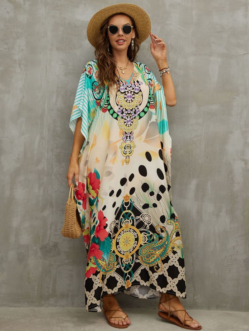 Woman seaside holiday swimsuit women's bikini cover beach skirt to wear._voghion.com