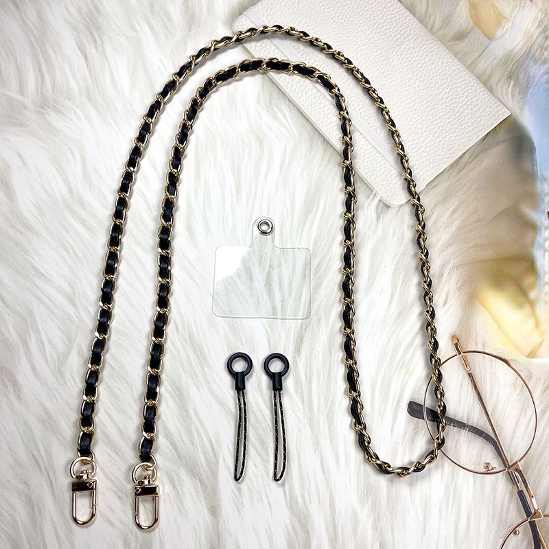 Λουράκι Anti-lost Lanyard Camra USB Holdr Mobil Accssoris Crossbody Ncklac Cord Chain Black Color for All Phon_voghion.com