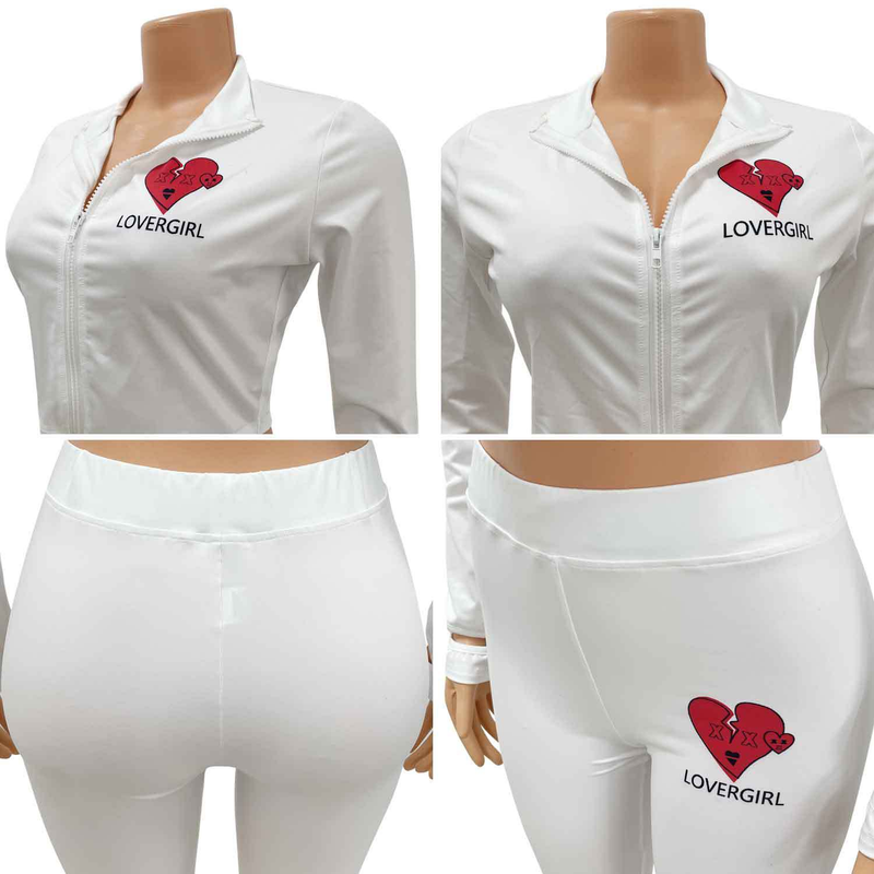 Heart Damen Zweiteilige Sets Sweatsuits Rosa Winter Trainingsanzug Für Damen Outfits Langarm Oberteil Hosen Anzüge Schwarz Passende Sets_voghion.com