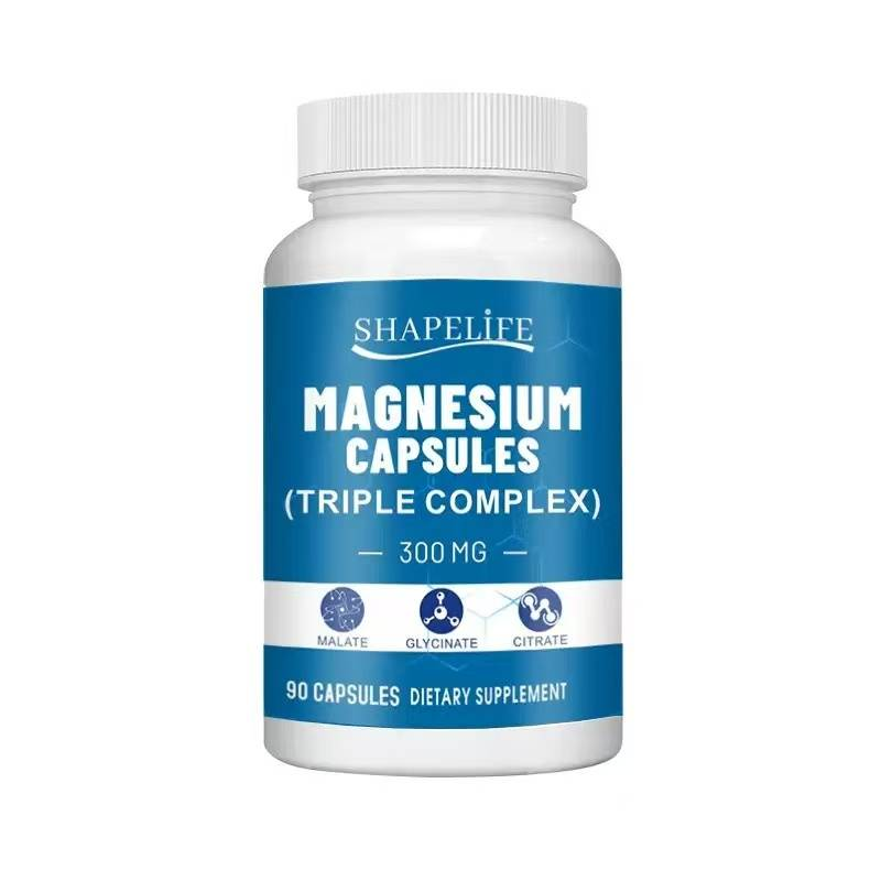 Capsule vegetale Shape Life Triple Magnesium Complex 300mg_voghion.com