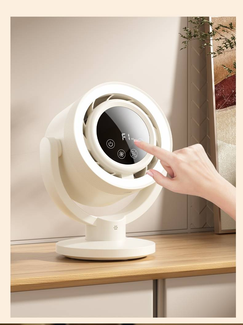 Ventilateur mobile Huaxing F168 (commande vocale Bluetooth) pour véhicule_voghion.com