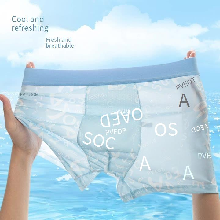 Men's Underwear Running Style Summer Breathable And Comfortable Boxer Briefs Youth Trend Sports Boxer Briefs_voghion.com