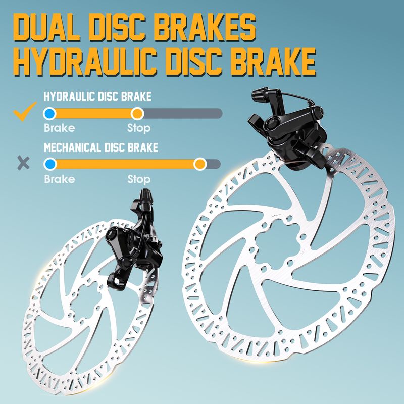 Tifgalop XC20 Electric Bike For Adults, 70NM 250W Motor, 48V 20AH Battery_voghion.com