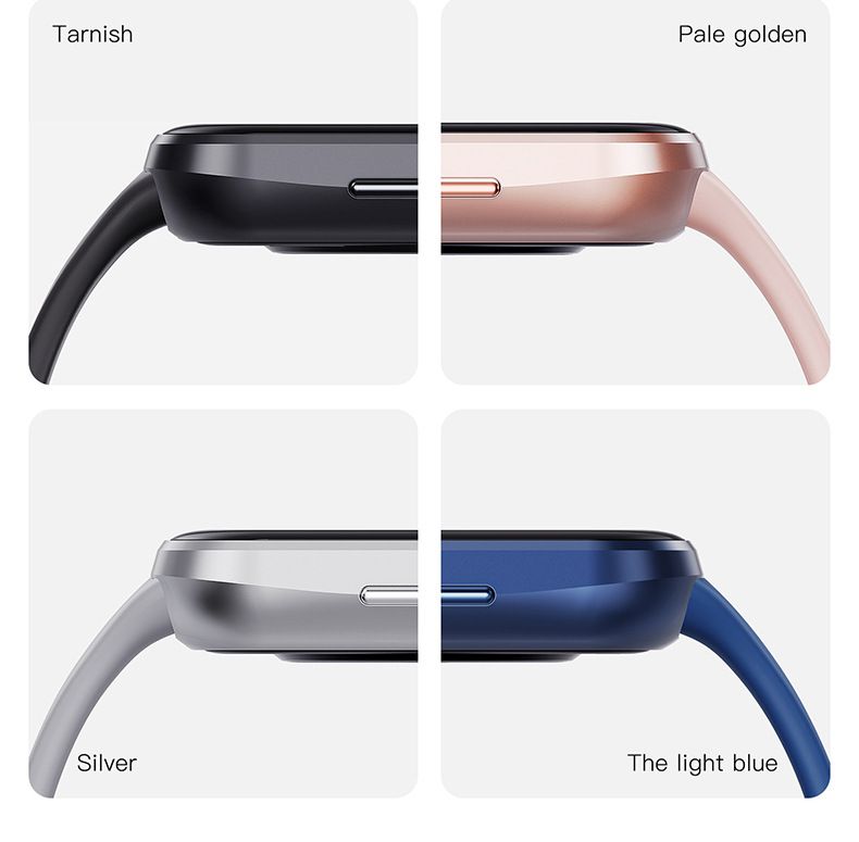 Montre connectée : fréquence cardiaque, tension artérielle, oxygène dans le sang, météo, musique, réveil, exercice, montre connectée_voghion.com