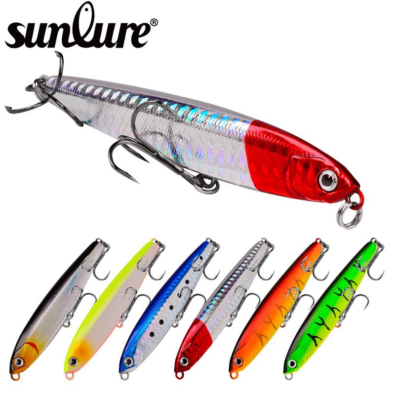 Pencil Sinking Long Casting Lure 10/14/18/24 Grams Bionic Hard Bait Fishing Tackle_voghion.com