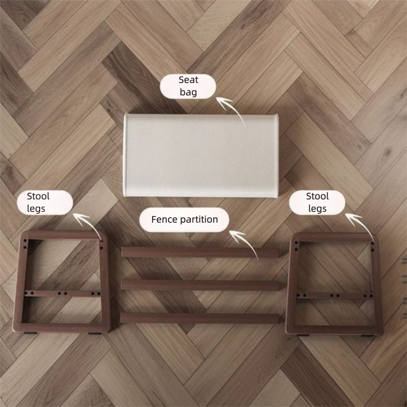 Changing For Home Entrance, Solid Wood Bench, Stool, Can Sit On Shoe Cabinet, Integrated Entryway Sofa Stool_voghion.com