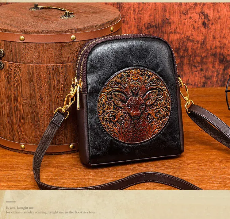 Borsa a tracolla con tracolla singola, con texture in rilievo di peonia, nuova borsa casual da pendolare in stile cinese_voghion.com