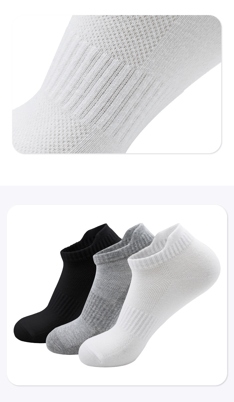 Kottengsocken Sportsocken fir Männer a Fraen, Laafsocken, einfarweg, lässeg, kuerz Schlauchsocken, véier Saisone, Bootsocken_voghion.com