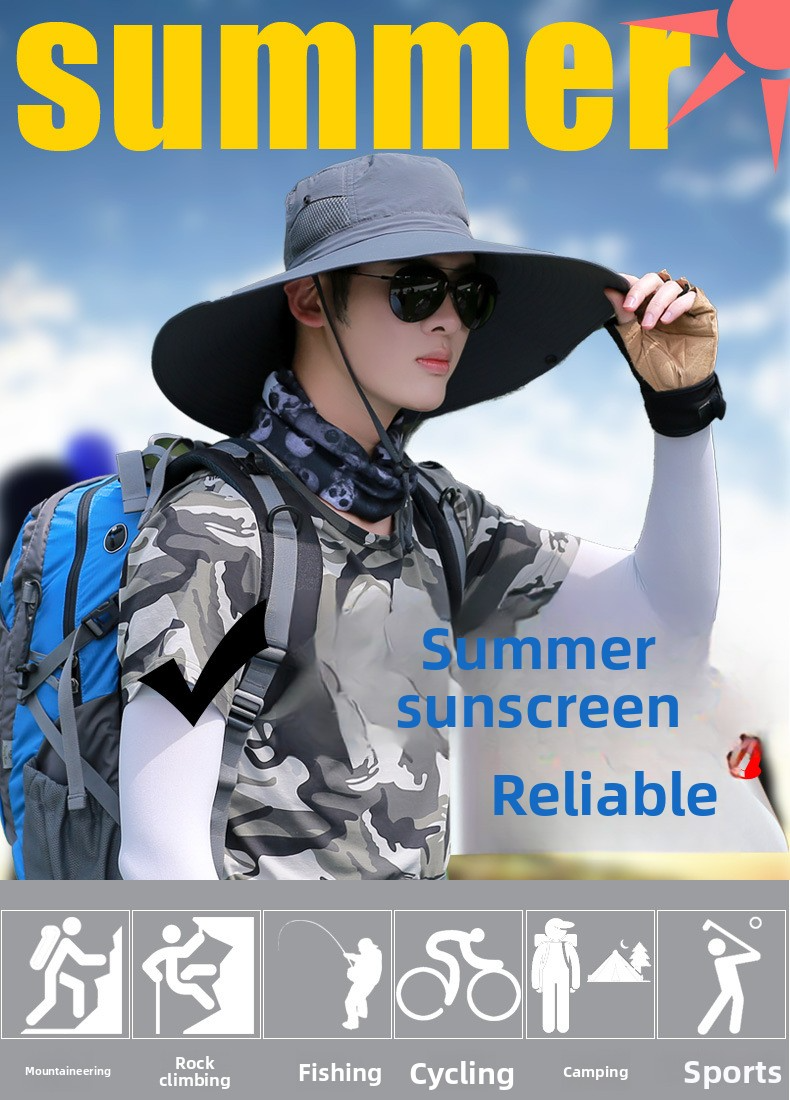 Military Camo Bucket Hat - Wide Brim Sun Protection For Men & Women UPF 50+ UV Defense_voghion.com
