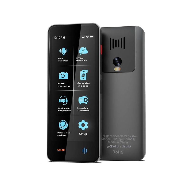 F4A Smart Voice Translator Gerät – 139 Online- und 18 Offline-Sprachen, sofortige Foto- und Audioübersetzung, tragbarer Reisebegleiter_voghion.com