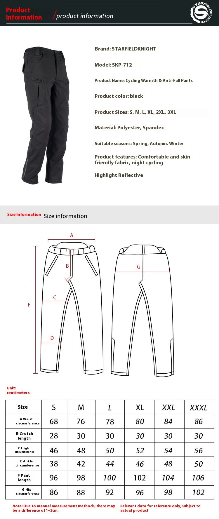 Pantalones reflectantes para motociclistas, para hombre y mujer: impermeables, antideslizantes y térmicos, ideales para desplazamientos urbanos y aventureros._voghion.com