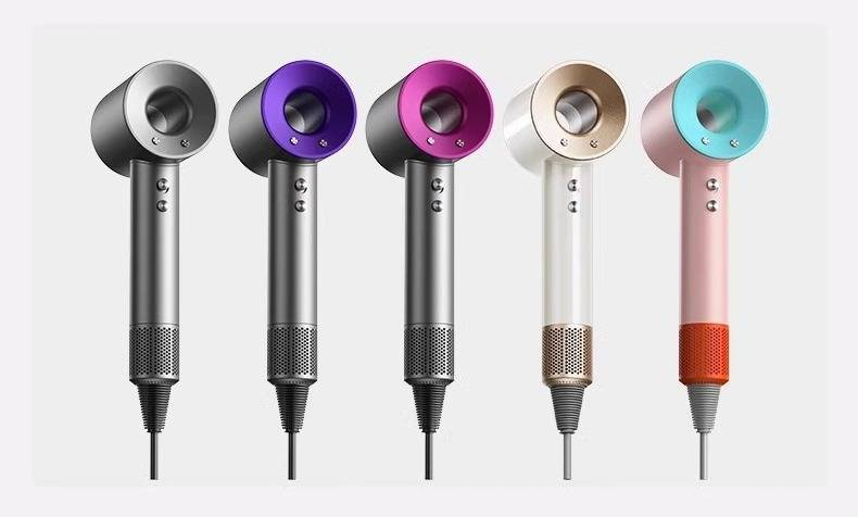 Professional Ionic Hair Dryer With Magnetic Self-Cleaning – 1600W Fast Drying, Negative Ion Technology, 3 Heat/Speed Settings_voghion.com