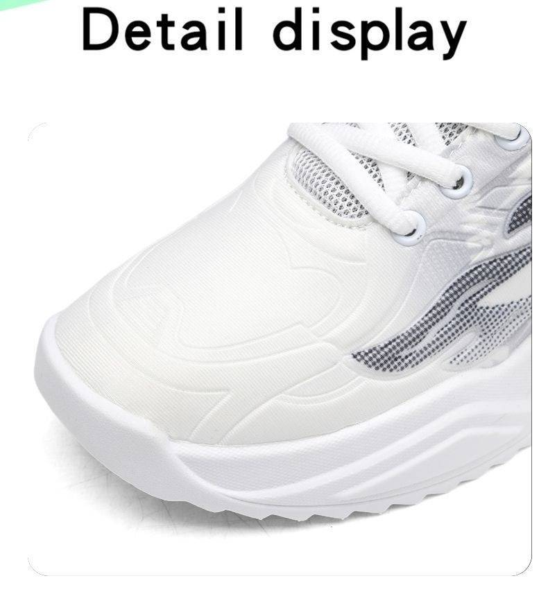 Męskie trampki codzienne, oddychające, niskie buty z siateczkowymi panelami, do noszenia na co dzień, lekkie i wygodne, z okrągłym noskiem, do uprawiania sportów pieszych_voghion.com