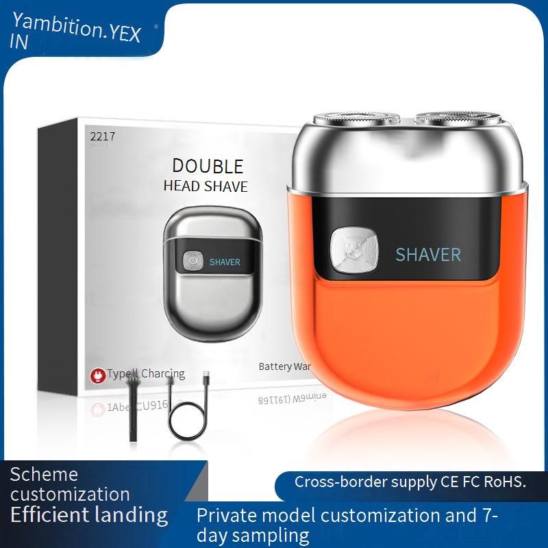 Rasoio rotante premium YEXIN con display LED, testine flottanti e tecnologia che segue la pelle per una rasatura fluida_voghion.com