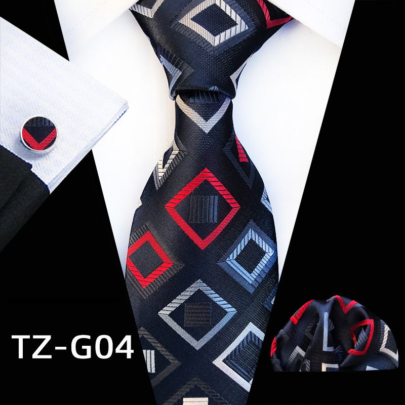 Unisex miesten solmio neliö Taskupyyhe Kalvosinnapit kolmiosainen lankavärjätty jacquard työpukutarvikkeet_voghion.com