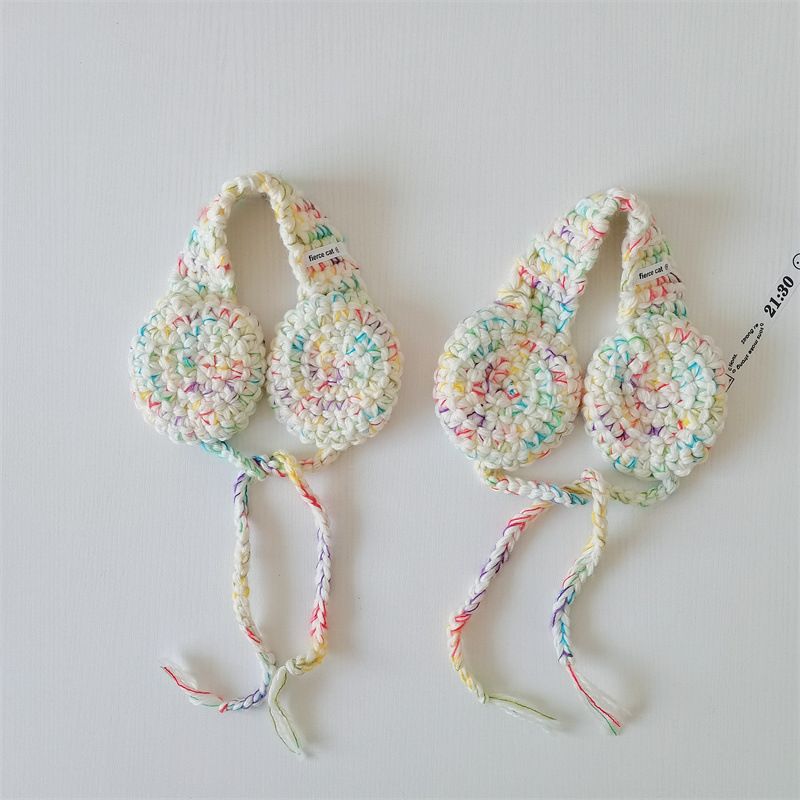 Cuffie antirumore per bambini Cuffie antirumore invernali per bambini Antigelo Piccolo stile preppy fresco per ragazzi e ragazze all'aperto_voghion.com