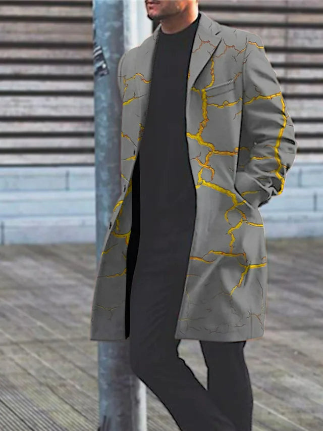 2024 autumn new mid length cardigan windbreaker long sleeved jacket men's_voghion.com