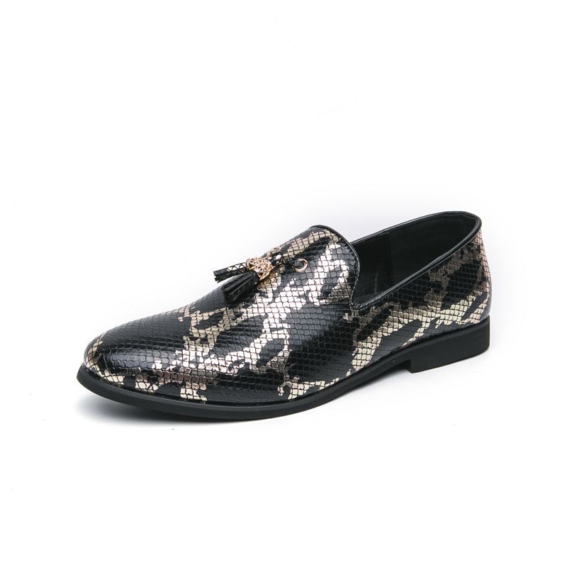Mocassini da uomo in pelle, formali, slip-on, brogue, nuovi, da lavoro, per esterni, di grandi dimensioni_voghion.com