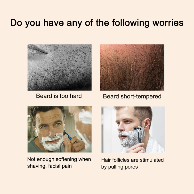 Savon pour les mains en mousse à raser pour hommes, 100g, pour soins de la barbe_voghion.com