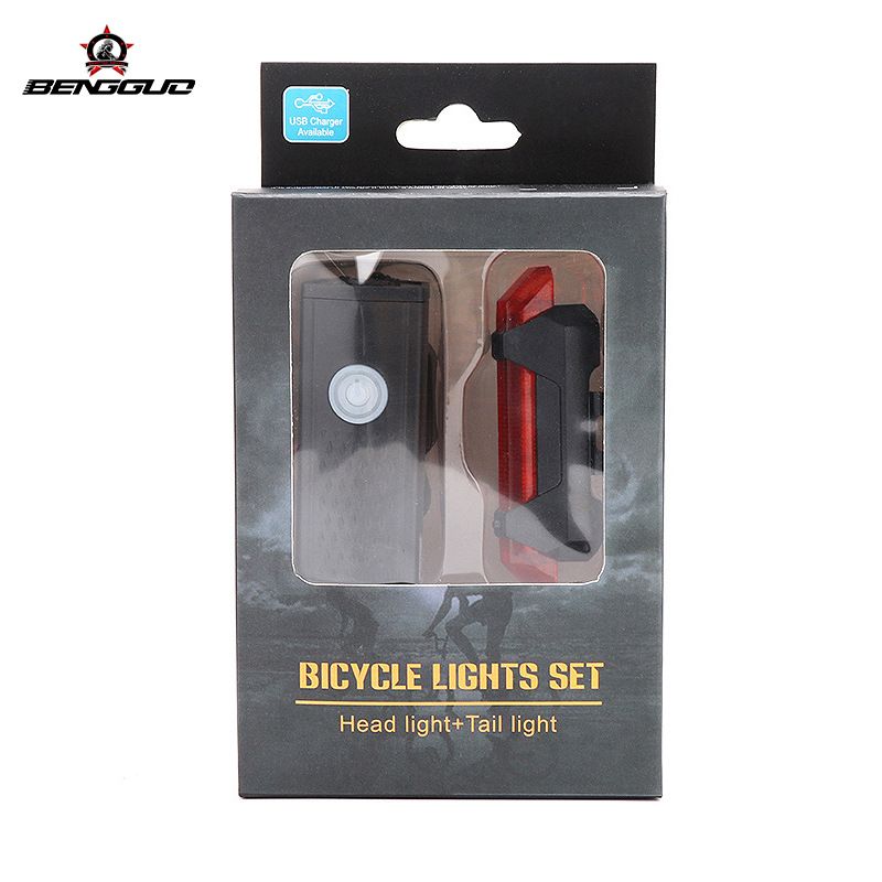 Bicycle for night riding, USB charging, high brightness lighting, mountain bike set lights, 2255 headlights_voghion.com