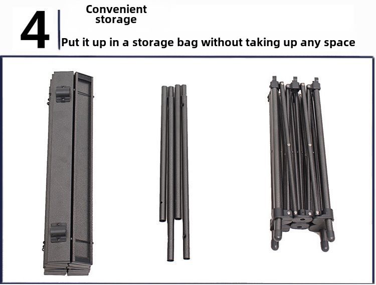 Udendørs camping klapbord camping picnic udstyr forsyninger grillbod bærbar ultralet aluminiumslegering ægrullebord_voghion.com