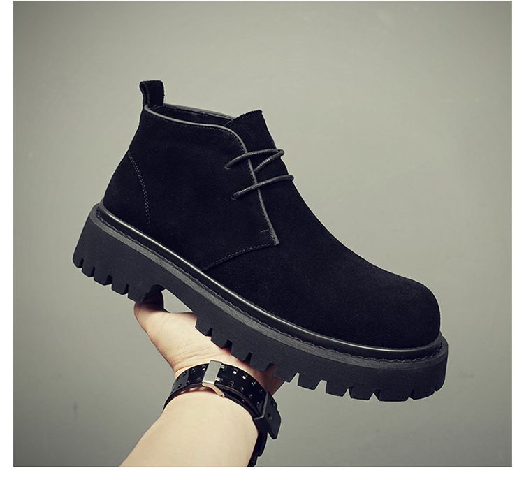 Lässige Derby-Schuhe für Herren, Leder, Retro, großer Kopf, Lederschuhe, Plateausohle, Fleece, Martin-Stiefel, modisch, atmungsaktiv, Herrenschuhe_voghion.com