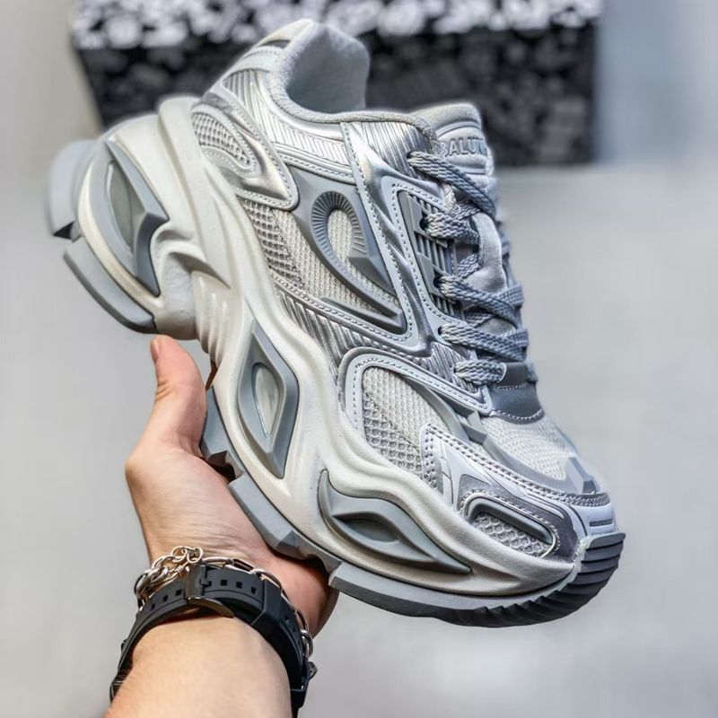 Putian 2025 Summer New GC Seconda Generazione Moonfall Galaxy Nero Scarpe da Papà con Suola Spessa_voghion.com