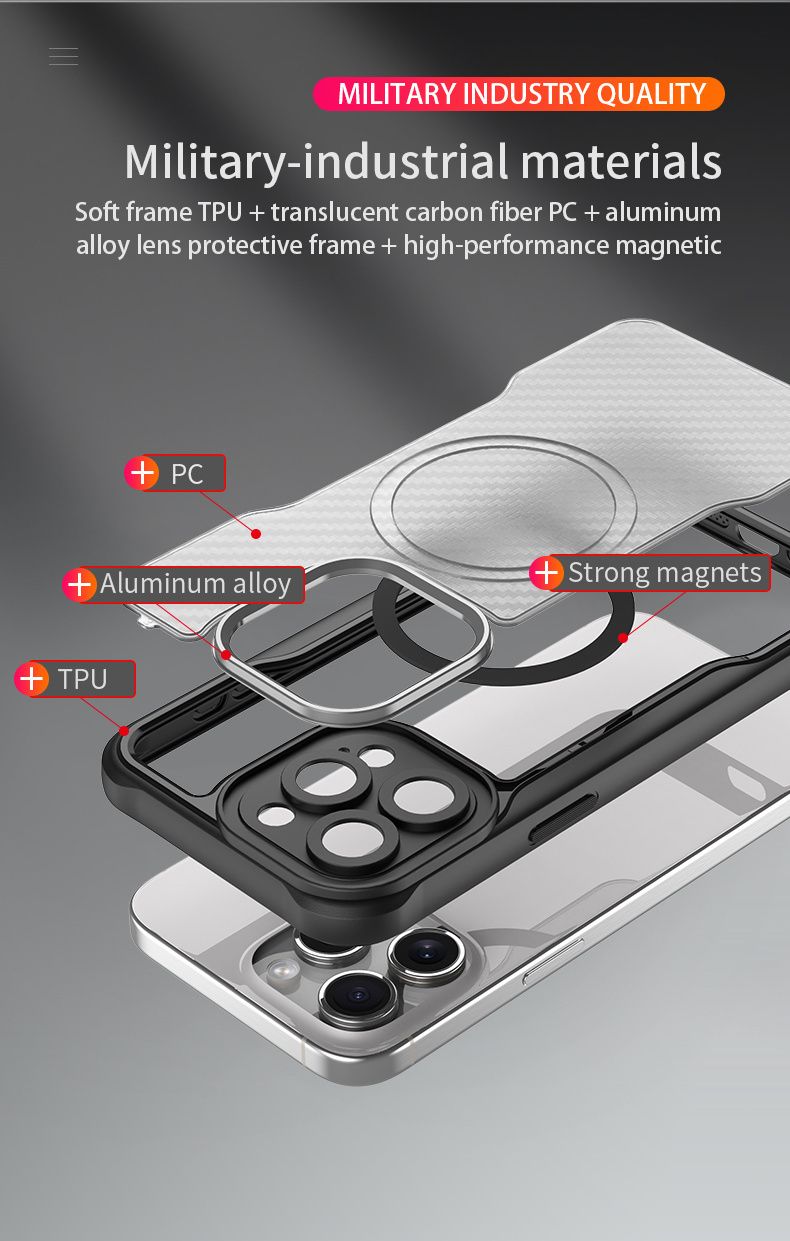 charging magnetic phone case for 15 Pro Max 15 Plus 14 Pro Max 14 Plus 13 Pro Max 12 Pro Max 11 Pro Max, Exquisite Kevlar texture, anti-fall_voghion.com