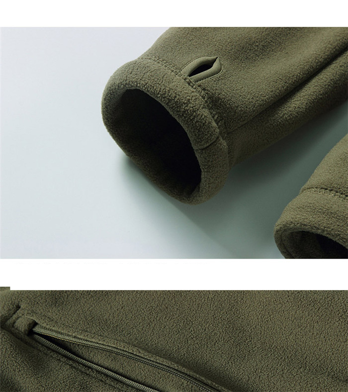 Herrkläder Utomhus taktisk varm kofta fleecejacka för män och kvinnor tjock hardshell jacka liner fleecejacka_voghion.com