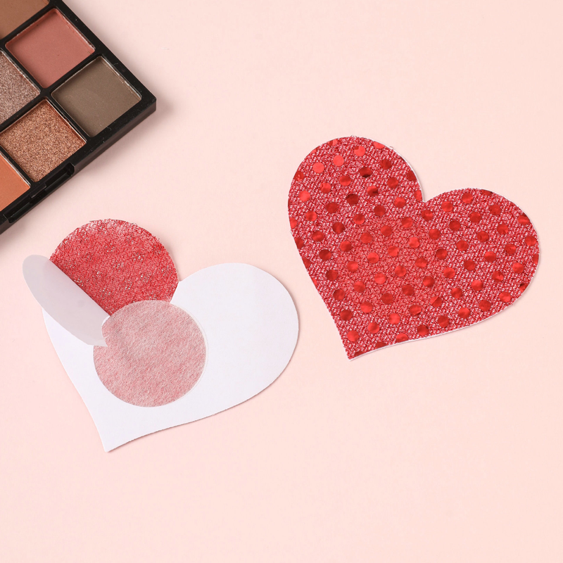 Anti-bump, breathable, non-trace, anti-slip disposable glitter heart_voghion.com