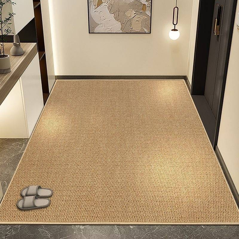 Tappeto d'ingresso in sisal - Zerbino spesso antiscivolo per porta d'ingresso e corridoio (tagliato su misura, lavabile)_voghion.com