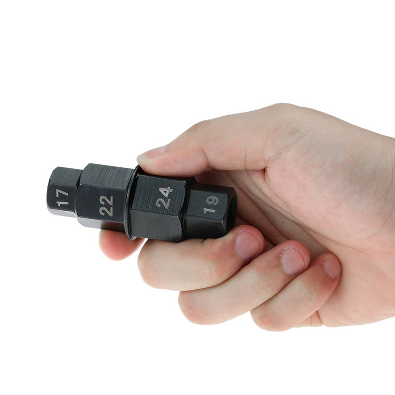 Sechskant-Achswerkzeug, universelles Chrom-Silber-Inbusschlüssel-Entfernungswerkzeug, Sechskant-Inbus-Achsspindelwerkzeug für das Vorderachsrad des Motorrads_voghion.com