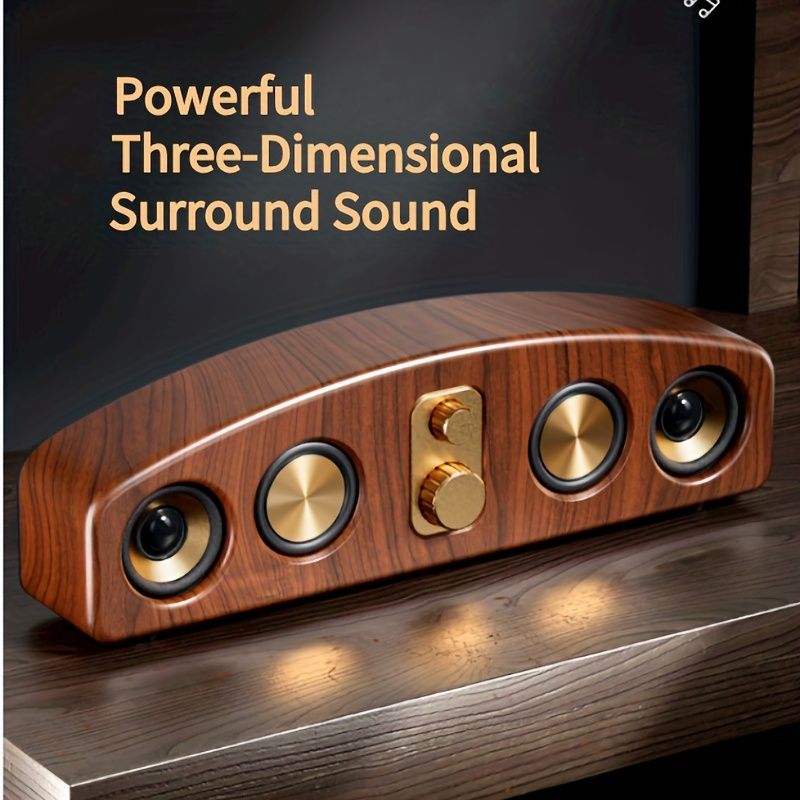 5.0 Channel Wireless Speaker System With Subwoofer - Wireless Smart Bar Speaker, Home Theater Stereo, Compatible With TV/computer/smartphone/tablet_voghion.com
