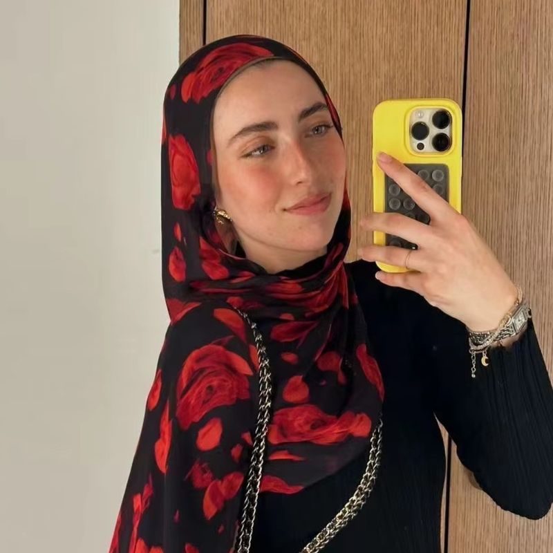 Atmungsaktiver, weicher Schal, ethnischer Schal, Damen-Kopftuch aus Modal-Rayon, malaiischer und indonesischer Hijab, Großhandel, individuelle Anpassung_voghion.com