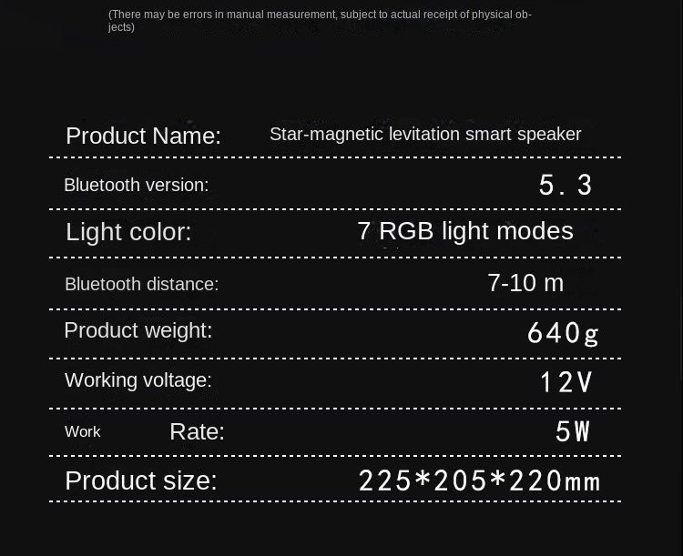 Magnetic levitation Bluetooth speaker, subwoofer, black technology, birthday gift for male friends, husband, creative_voghion.com