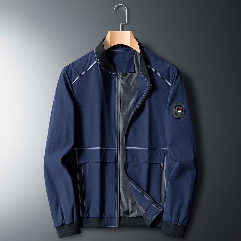 höst och vinter nya herr lös krage plusstorlek enkel ungdomsbaseball tjock casual jacka män_voghion.com