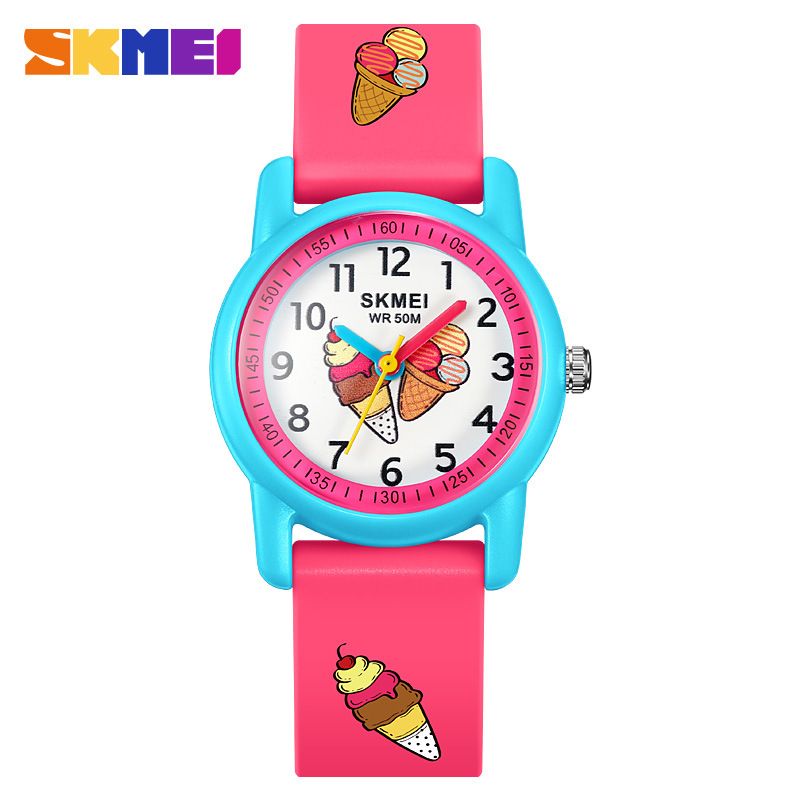 Timeless Beauty Student Edition Children's Waterproof Quartz Watch Ins Style Boys Girls Colorful Cartoon Wristwatch_voghion.com