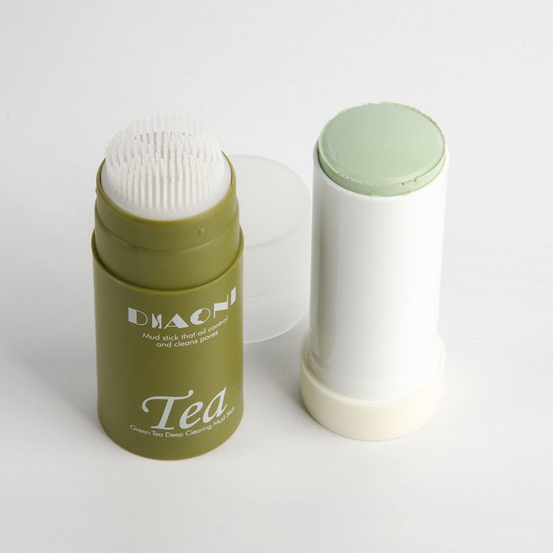 Treatments & Masks New Product DIAONI Green Tea Mud Solid Mask Stick Oil Control Deep Cleansing Pores Blackhead Smearable Mask_voghion.com