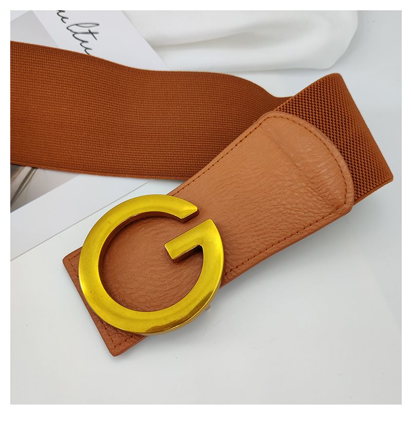 HOT Wie Corset Belt Mulher Vestido Stretch Cummerbun Cintura Feminina Plus Size G Cintos Para Mulheres Bran De Alta Qualidade Grande_voghion.com