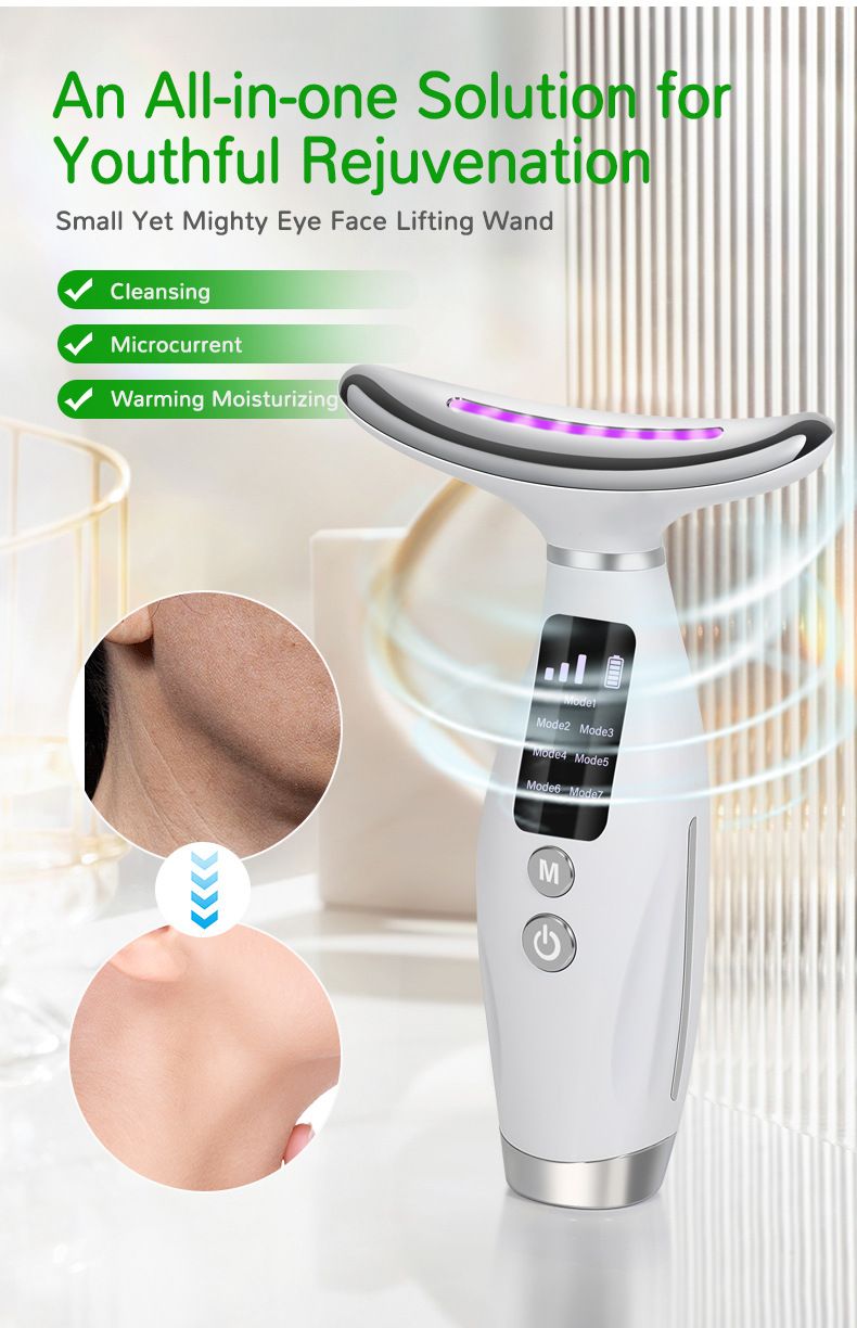 Nackenreduzierende Massage zum Anheben, Straffen und Entfernen von Falten, Nackenpflegegerät, Schönheitsgerät_voghion.com
