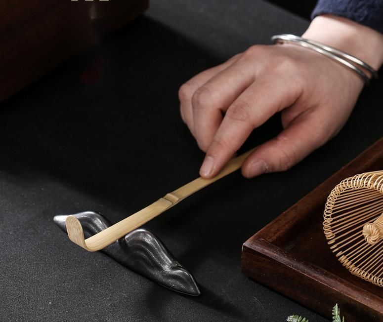 Glastee mit Farbbox, Schneebesen, Schüssel, Ständer, Matcha-Schaufel, komplettes Utensilienset_voghion.com